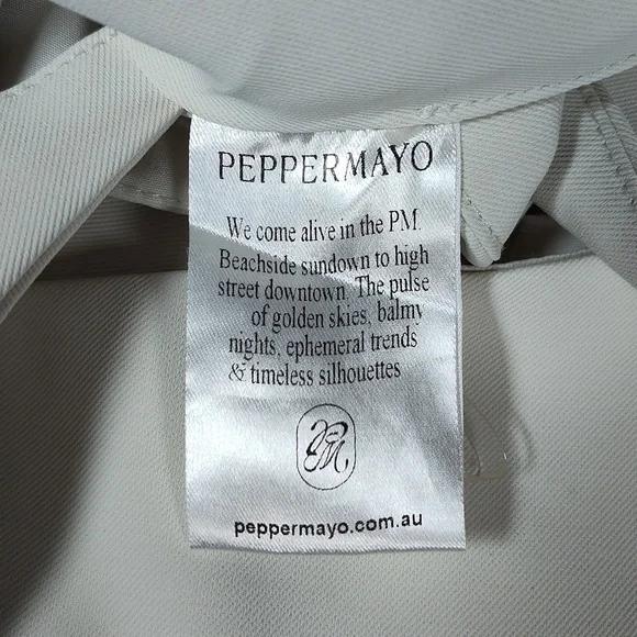 NEW Peppermayo Cyra wrap top in ivory L - Picture 8 of 11